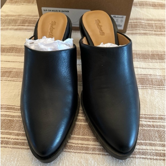 New Madewell Leather Mules - Picture 1 of 5